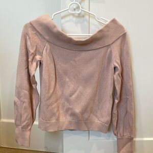 Off shoulder sweater XS Mauve